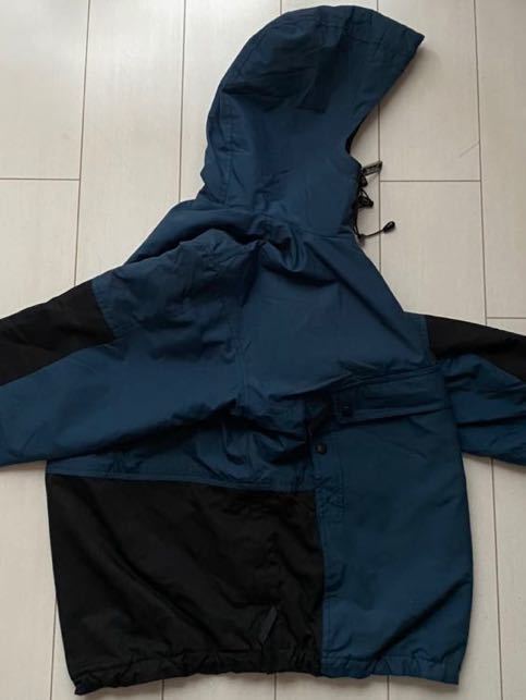 送料無料 美品 80s 90s WOOLRICH ウールリッチ SIGMET GEAR ZIP anorak アノラック プルオーバー マウンテン パーカー ツートーン 紺 黒 XL_画像10