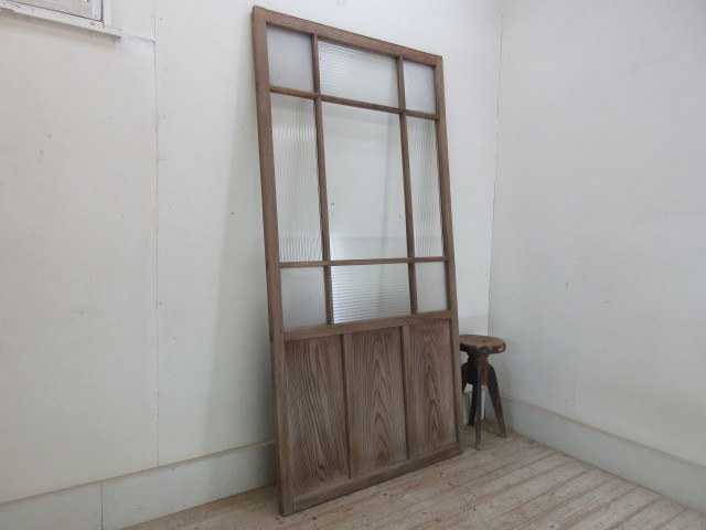  old tree taste. molding glass. sliding door A124 antique furniture old fittings sliding door door door door window entranceway store furniture Cafe furniture natural wood old furniture 