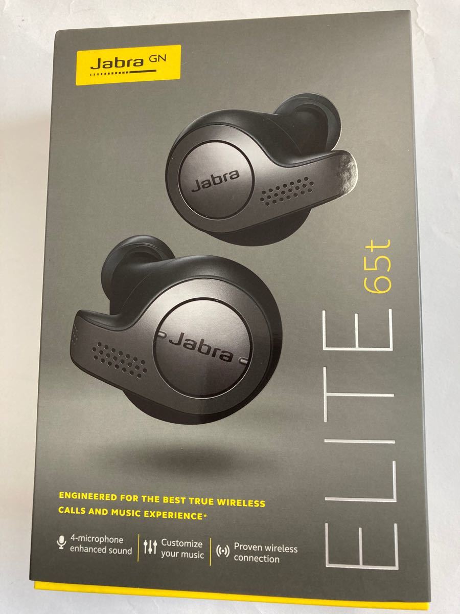 Jabra Elite 65t  チタンブラック　ワイヤレスイヤホン　ケース付