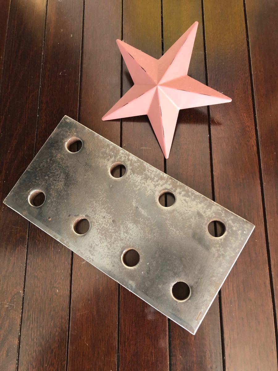 Paypayフリマ 穴あき鉄板 25cm 12 5cm 1cm Paypayフリマ 穴あき鉄板 25cm 12 5cm 1cm