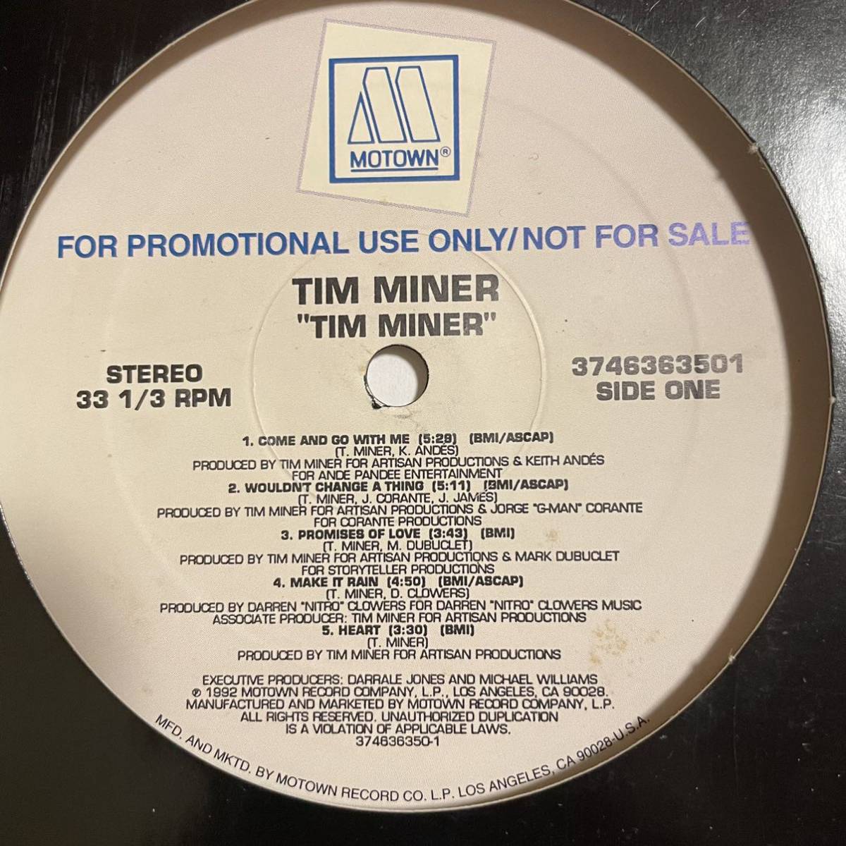 Tim Miner - Tim Miner (Make It Rain収録) www.cleanlineapp.com