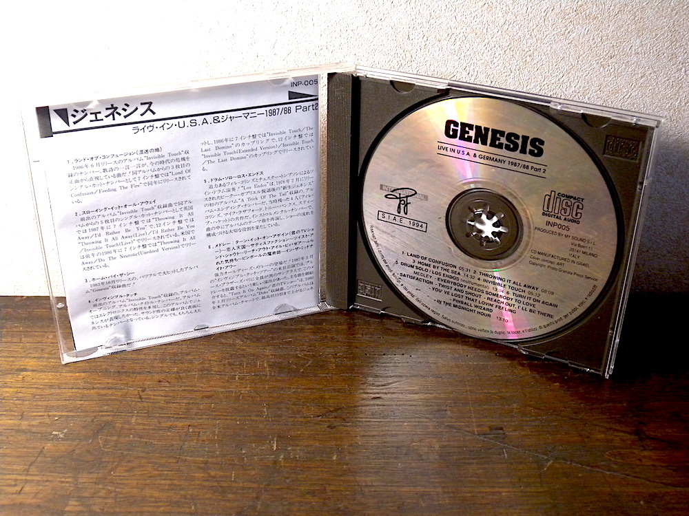■ GENESIS / Live in U.S.A. & GERMANY 1987/88 Part 2 ■ ジェネシス / ライヴ_画像2