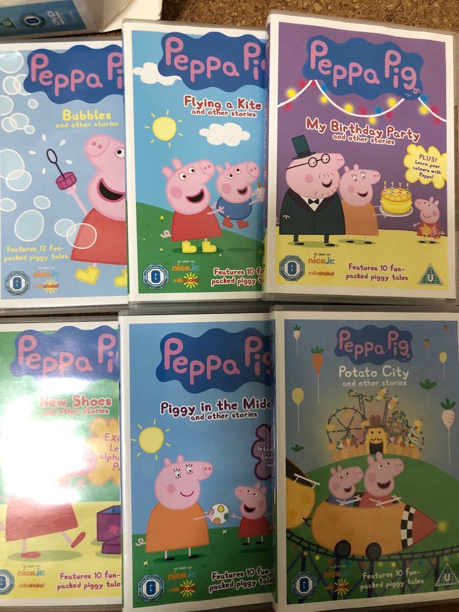 DVDと絵本セット　peppa pig