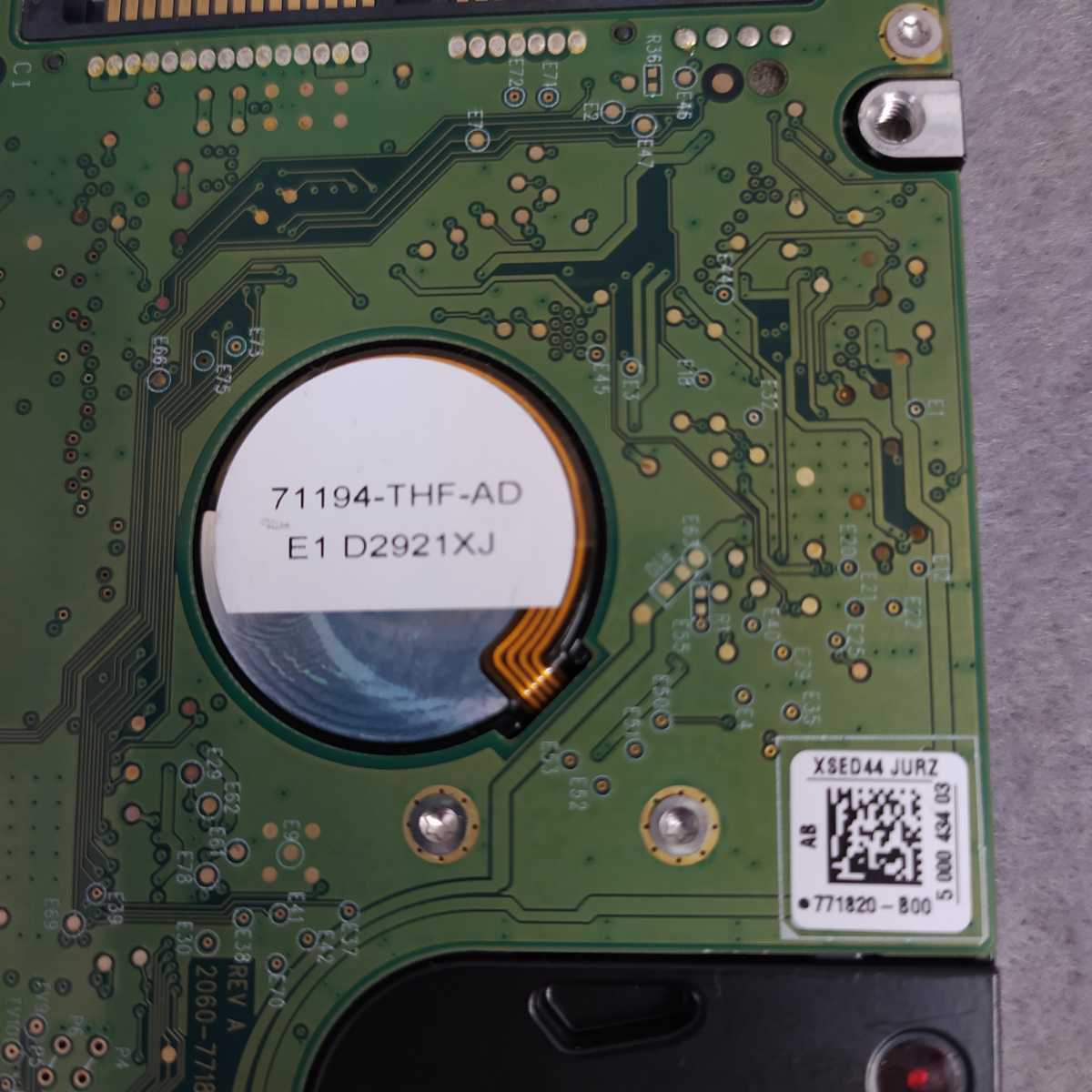 即日発送 送料198円 ★ WDC WD7500BPVT-26HXZT3 750GB 2.5インチ内蔵 HDD ハードディスク ★動作保証 管 HG207_画像4