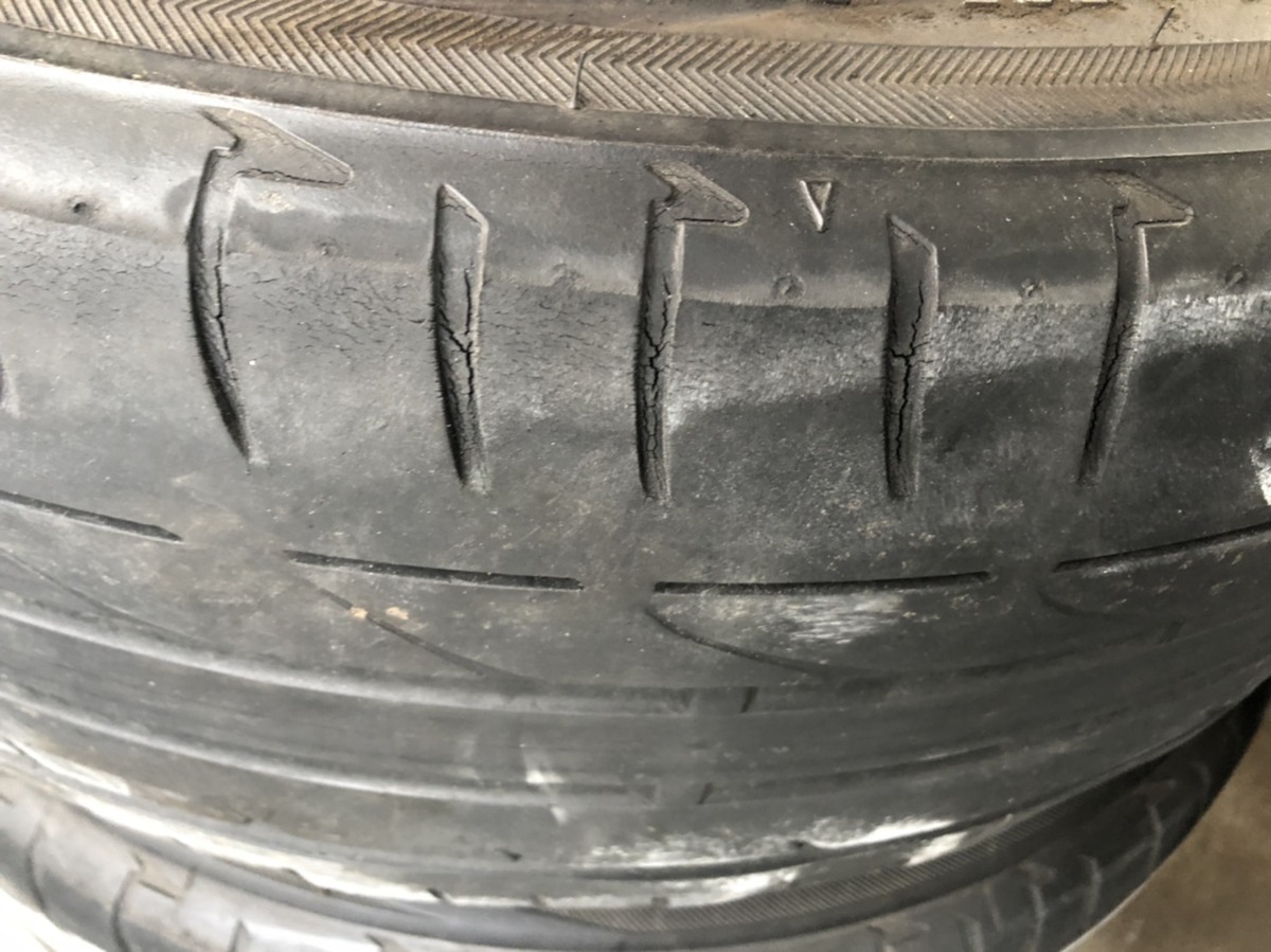 ■　キレイ！ Volkswagen フォルクスワーゲン 純正 GOLF7 GTI 18インチホイール ポテンザ S0001 225/40R18 4本セット 札幌 T-475 （再_画像9