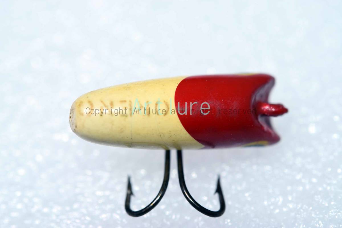 SOUTHBEND ORENO,FLYROD WOODEN LURE,蒐集家向けNAME ON BODY,VINTAGE LURE(#5086-B4-Y)