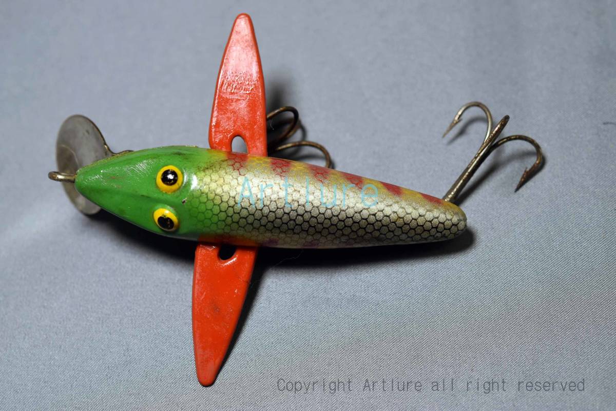 FLYING FISH LURE,C1960年、面白珍品蒐集家向け、KENTACKY BAIT CO,.USA, 3-1/4" _画像3