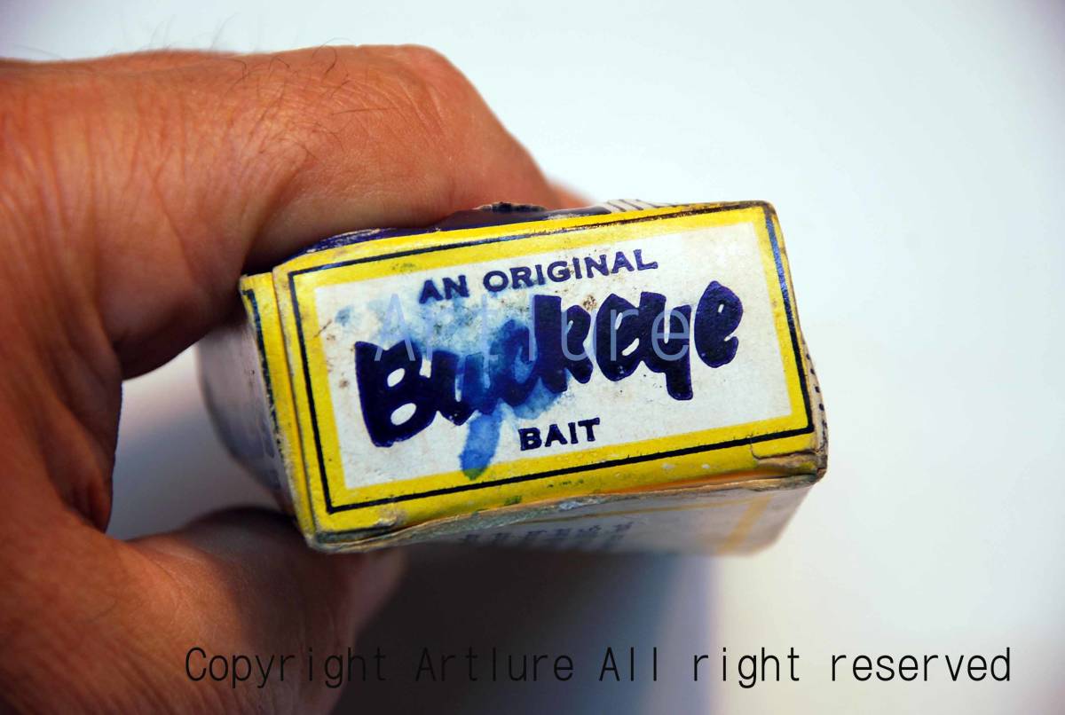 2820円 専門店 Vintage Buckeye Bait Co. Bug N Bass Original Box Co.C1965年面白ルアー 珍品