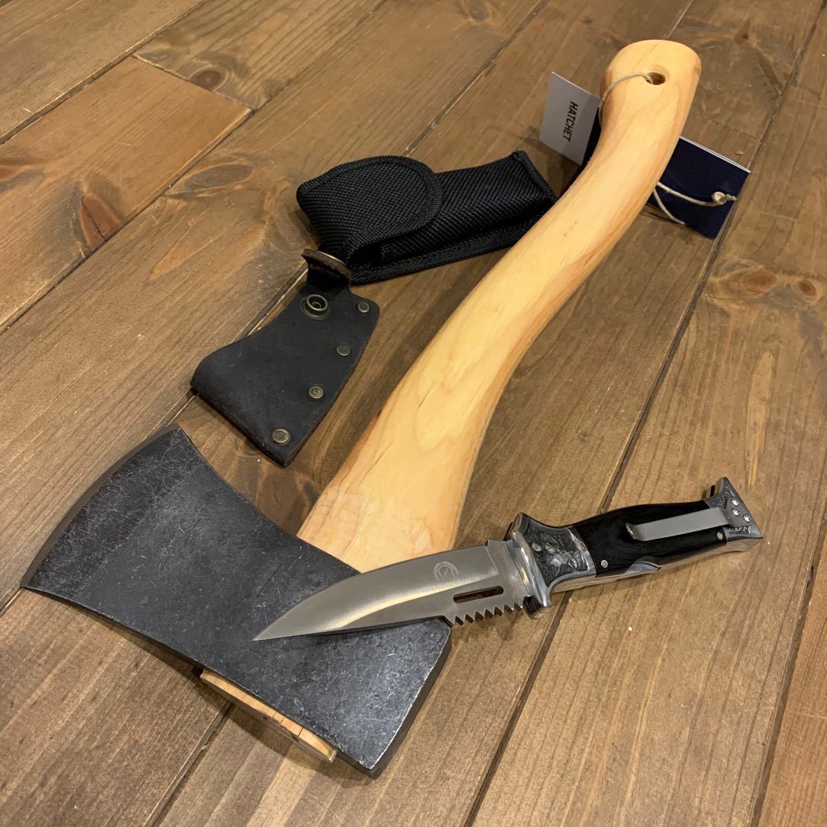 ナイフとセット　ハスクバーナ 手斧   斧　38 cm Hasqvarna