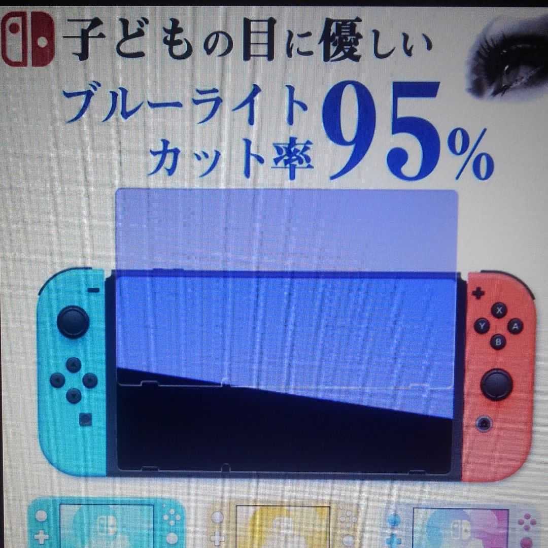 Nintendo Switch 任天堂スイッチガラスフィルム ブルーライト保護　その2