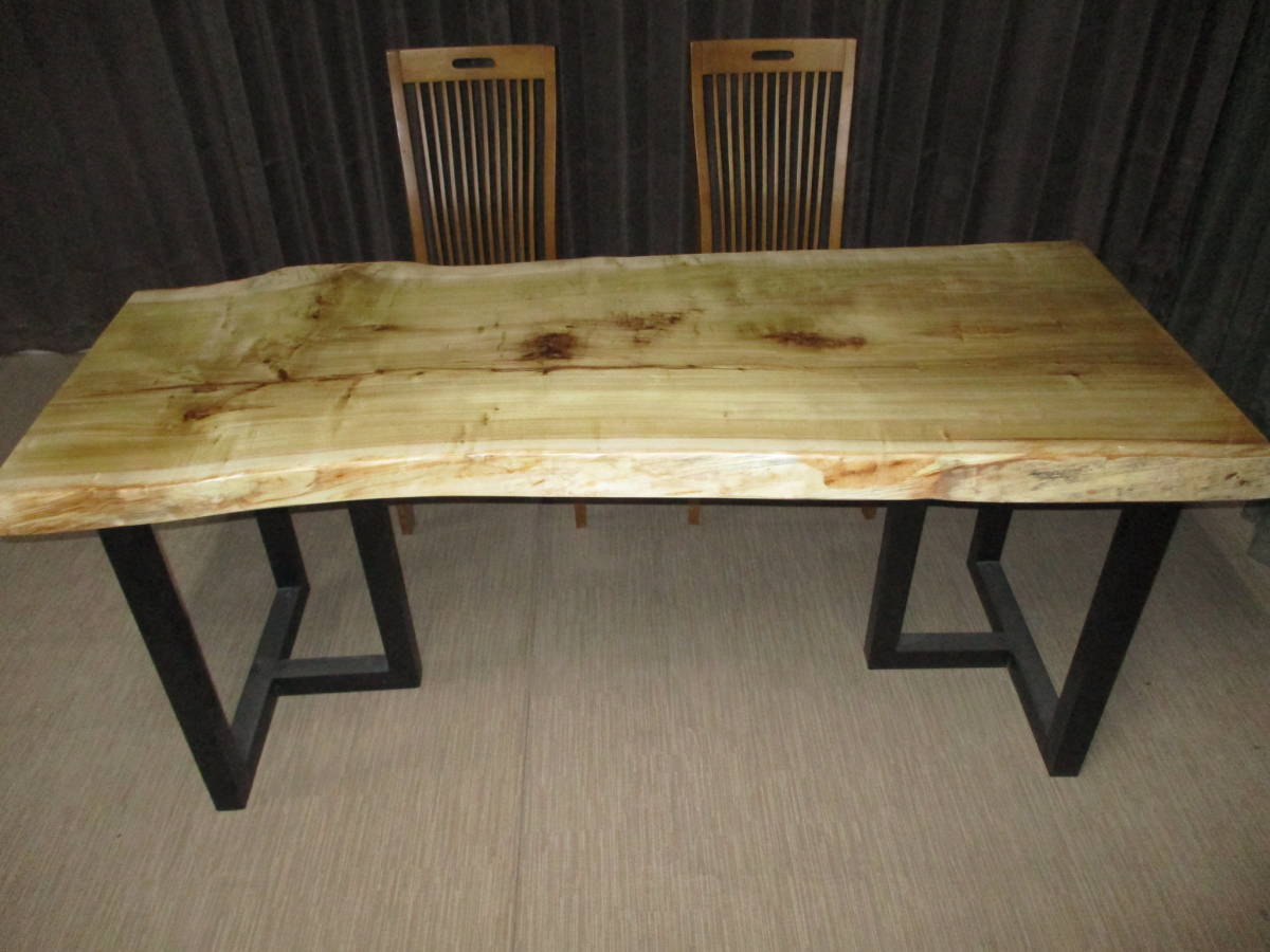 X060■　ポプラ　　テーブル　板　　ローテーブル 　ダイニング　 カウンター　 座卓 天板 　無垢　一枚板