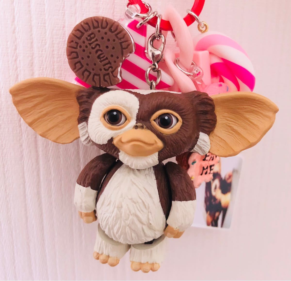 ハンドメイド グレムリン ギズモ フィギュア キーホルダー ハンドメイド グレムリン ギズモ フィギュア キーホルダー