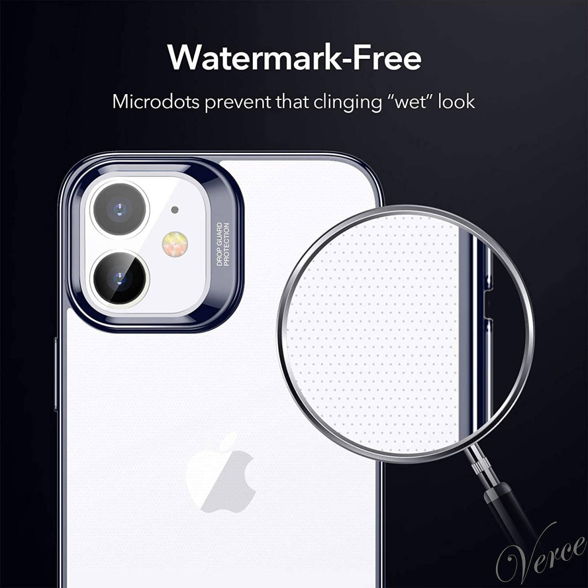 ESR iPhone 12 mini ケース 5 4インチ ブルー メッキバンパー加工 TPU