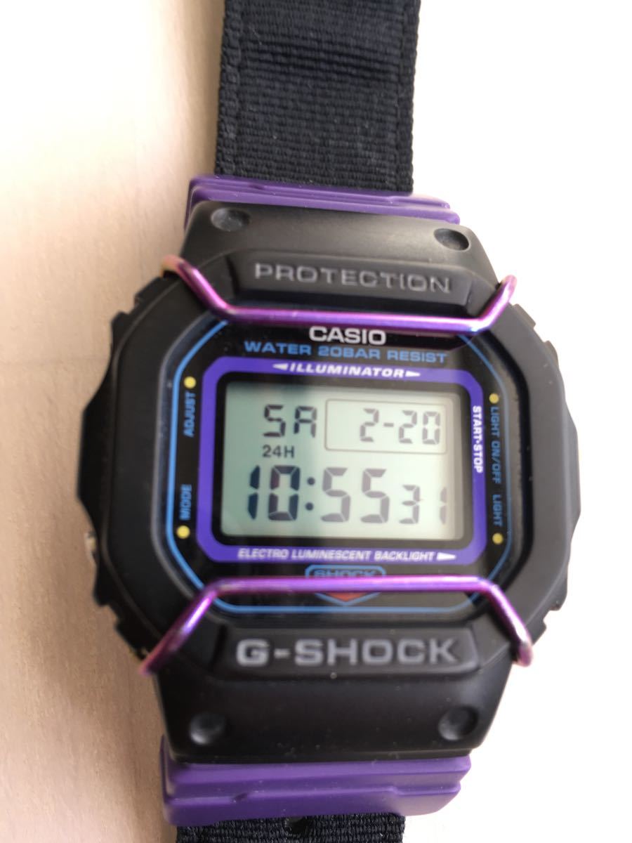 G-SHOCK gショック　DW-5600THS-1JR パープル　紫