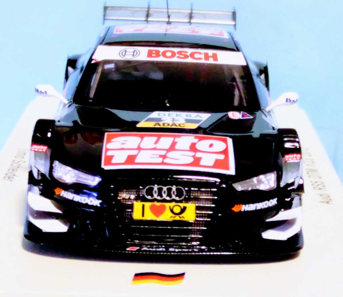 未使用！！　スパークモデル　限定５００台　アウディ Audi ＲＳ５ ＤＴＭ　２０１３　ブラック　1/43_画像4