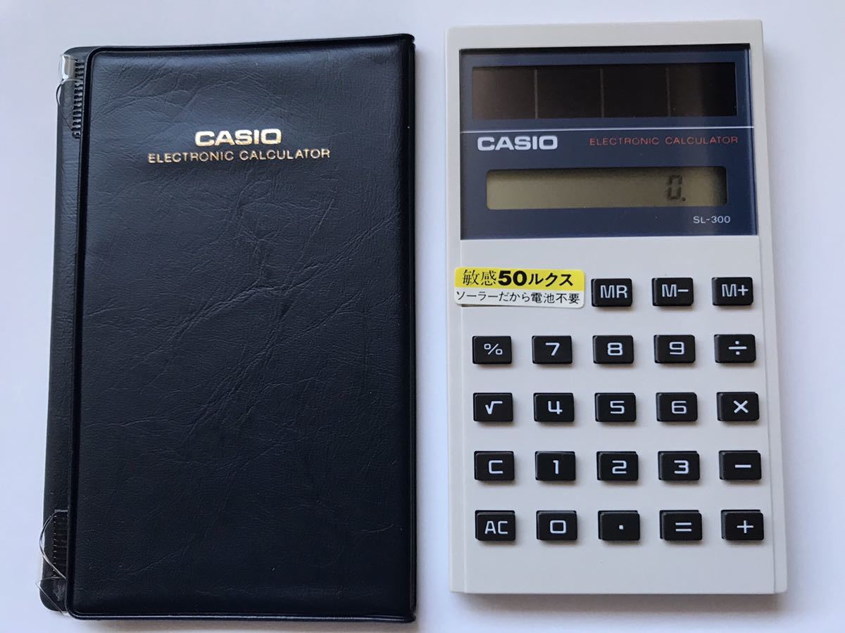  Showa Retro *CASIO calculator *SL-300c* new goods price cut 