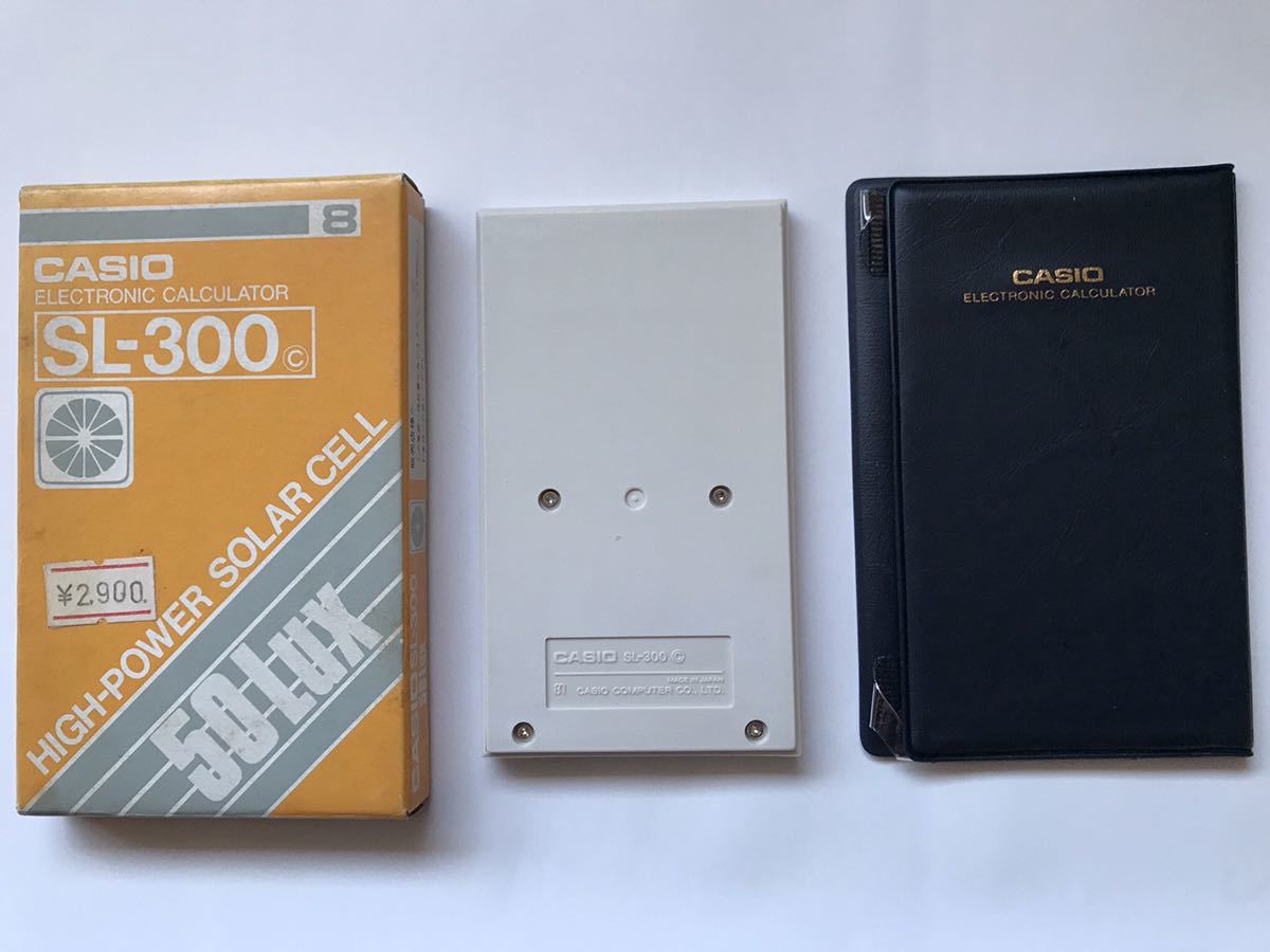  Showa Retro *CASIO calculator *SL-300c* new goods price cut 