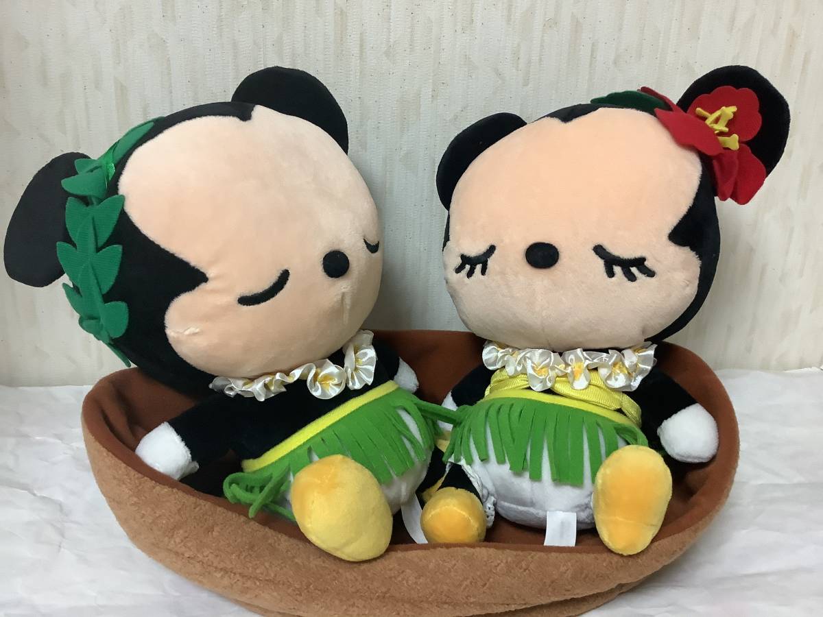 ヤフオク ディズニー ミッキー ミニー ヤシの実 ぬいぐる