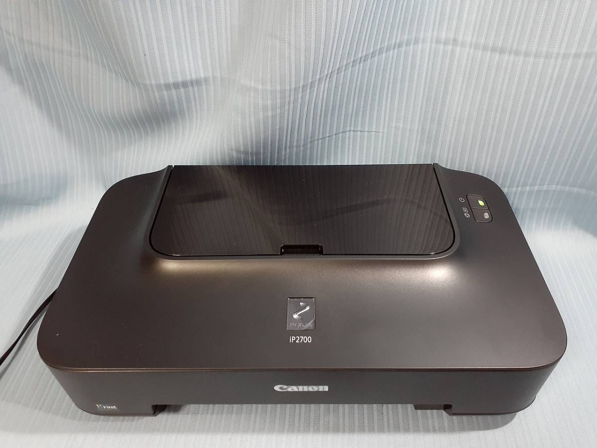 ♪♪送料無料！ジャンク　インクジェットプリンター　Canon　PIXUS　ip2700　電源OK!　7155♪♪_画像3