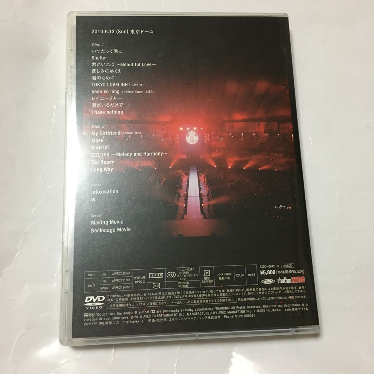 送料込み　JYJ　DVD　THANKSGIVING LIVE IN DOME　初回限定仕様　ジェジュン ユチョン ジュンス _画像8