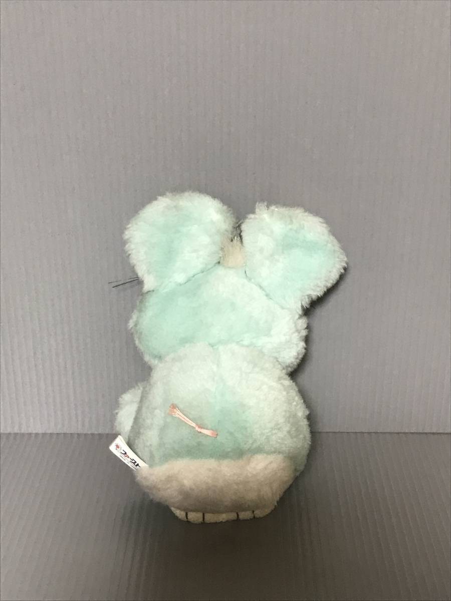  that time thing Vintage Showa Retro tag attaching First Bb lato mouse soft toy blue made in Japan 