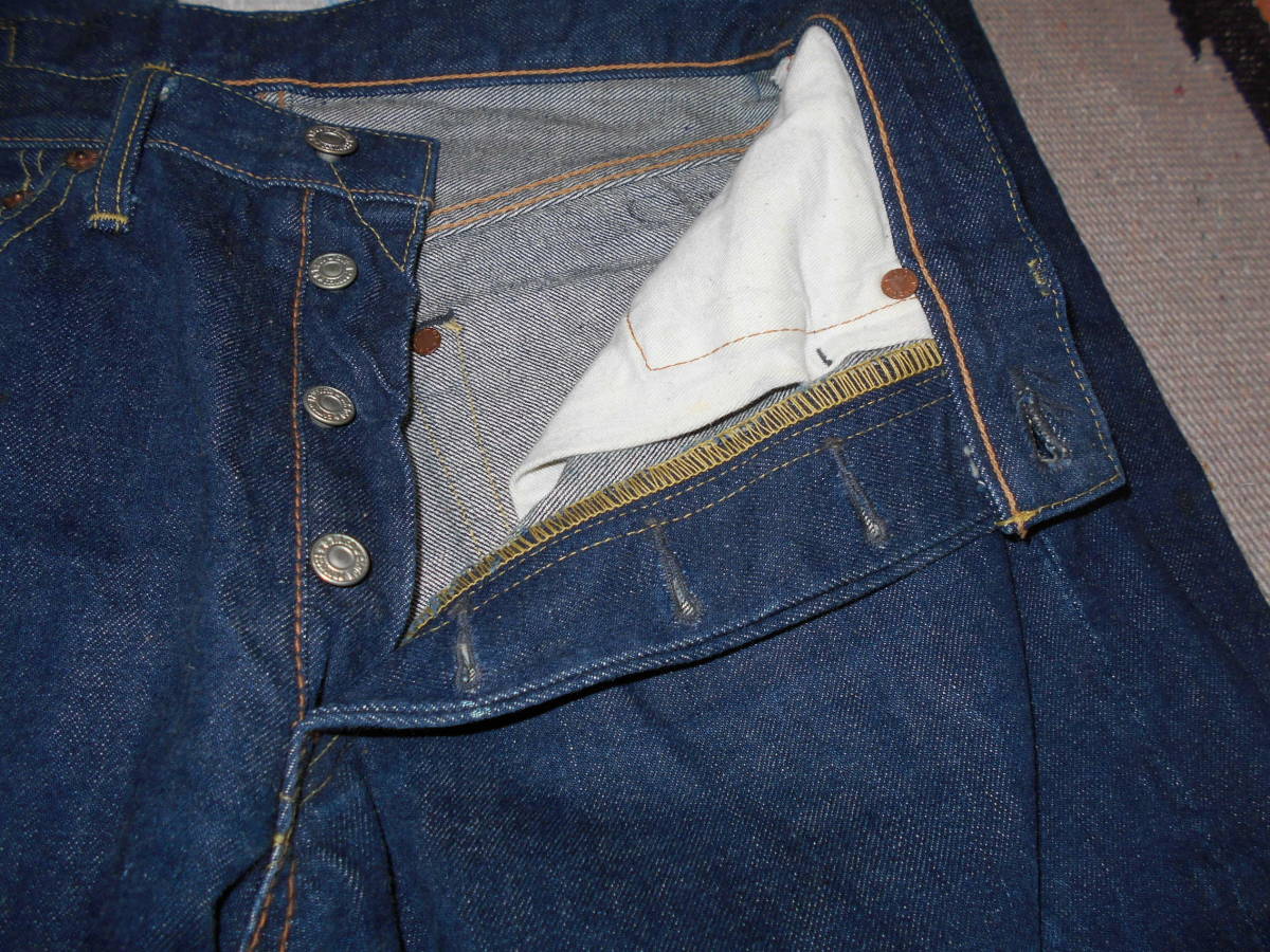 CANTON キャントン 藍染め ビンテージ日本製ジーンズ MADE IN JAPAN 1950S Levi's 501XX TYPE VINTAGE ANTIQUES HIPPIE WOODSTOCK BEATNIKS_画像6