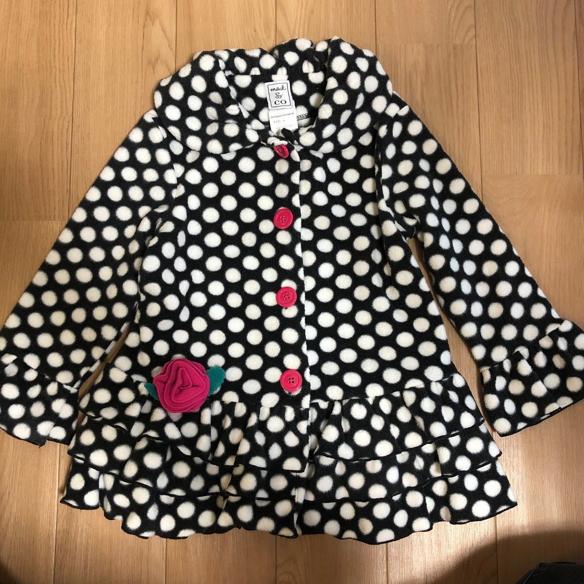 Paypayフリマ コストコ子供服 キッズ女の子フリースコートmack Co サイズ4 Paypayフリマ コストコ子供服 キッズ女の子フリースコートmack Co サイズ4