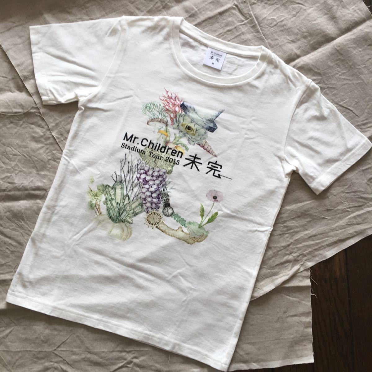 Mr.Children ミスチル未完ツアーTシャツ　(xs) 