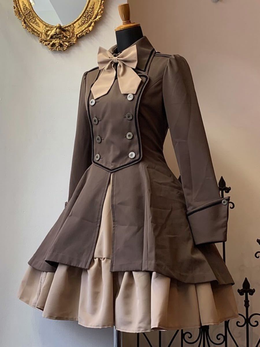 Paypayフリマ アトリエボズ ディーンジャケットワンピース 茶色 ベージュ ブラウン ベージュ Atelier Boz 軍服ワンピース Paypayフリマ アトリエボズ ディーンジャケットワンピース 茶色 ベージュ ブラウン ベージュ Atelier Boz 軍服ワンピース