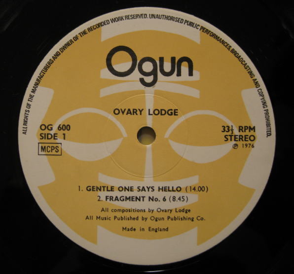 【Ogun】Ovary Lodge / Ovary Lodge (Keith Tippett_画像3