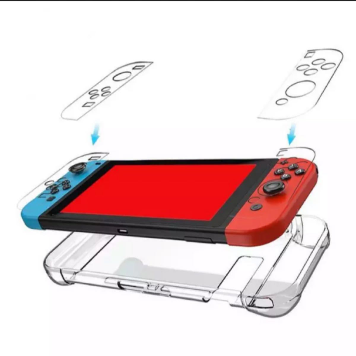 スイッチ専用 クリアカバー Nintendo Switch ニンテンドースイッチ ニンテンドー