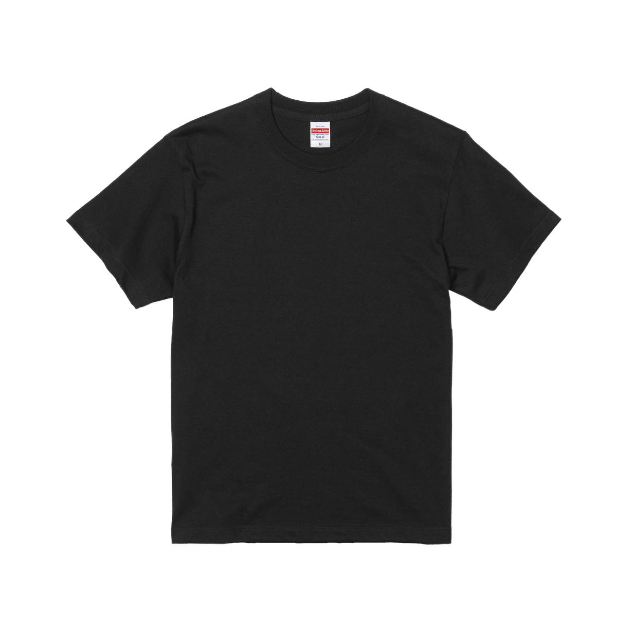 無地Tシャツ販売　ユナイテッドアスレ5001-01　Tシャツ10枚セット　Mサイズ(ブラック5枚+ホワイト5枚)