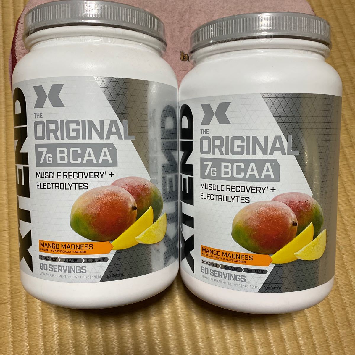 XTEND エクステンド　 BCAA マンゴー味　ピンクレモネード味　　90回分　2個セット