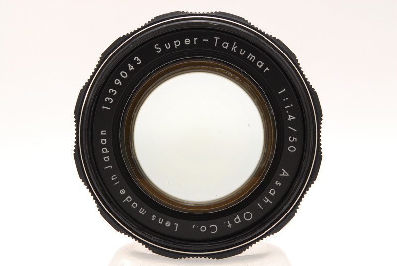 カメラ レンズ(単焦点) 超希少 PENTAX Super Takumar 50mm F1.4 前期 8枚玉 スーパータクマ－ 単焦点レンズ #0122184