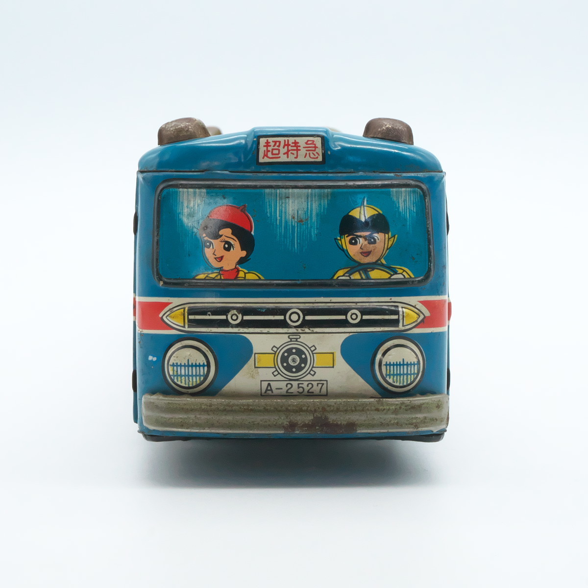 スーパージェッター　ブリキ玩具　バス　A-2527　浅草玩具　当時モノ　レア　昭和レトロ 　(209-1)_画像5