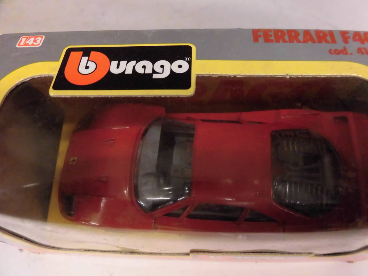  minicar * Ferrari F40 ( BBurago company *1/43* unused goods ) / Vintage 