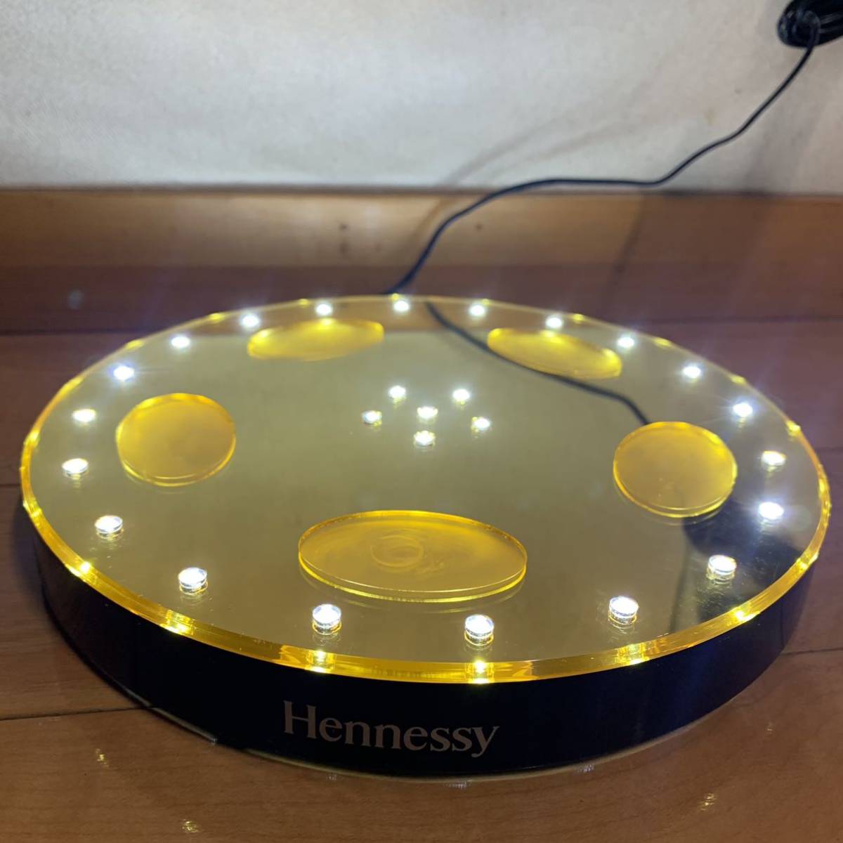 希少 新品 非売品 Hennessy ヘネシー X.O ミニチュア ボトル LED ライト タワー ディスプレイ オブジェ インテリア 置物 未使用  送料無料