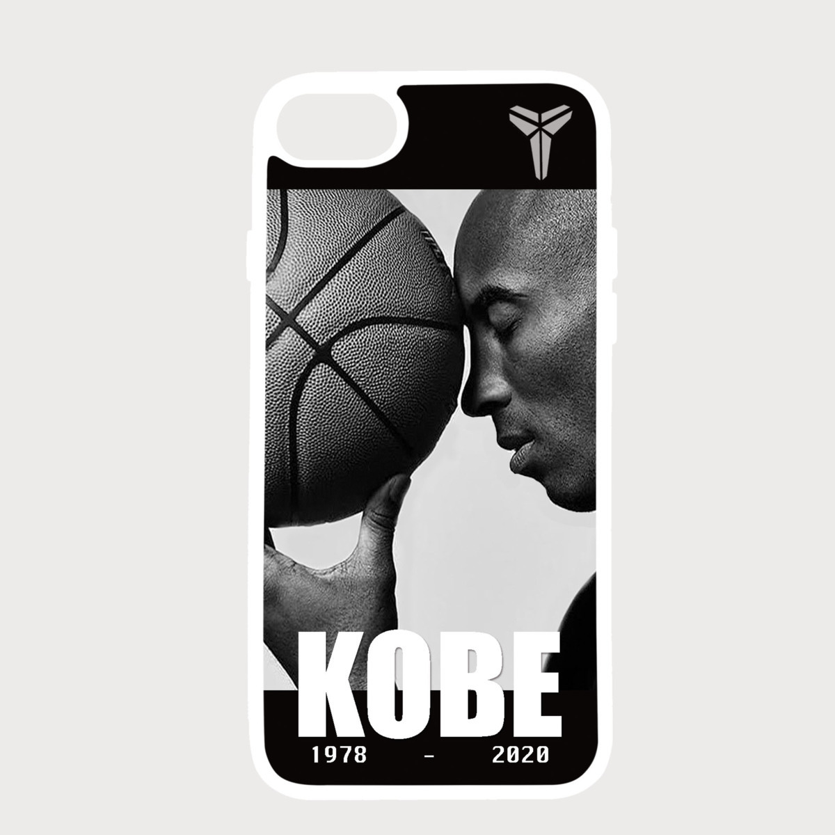 バスケットボール選手【Kobe Bryant/コービー・ブライアント】NBA/レイカーズ/Lakers/iPhone6s/6/7/8対応!スマホiPhoneケース/ホワイト-13
