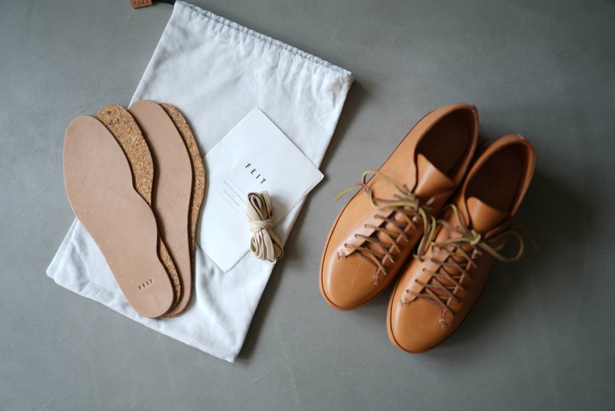 Yahoo!オークション - HAND SEWN LOW ハンドソーンローカットレザース...