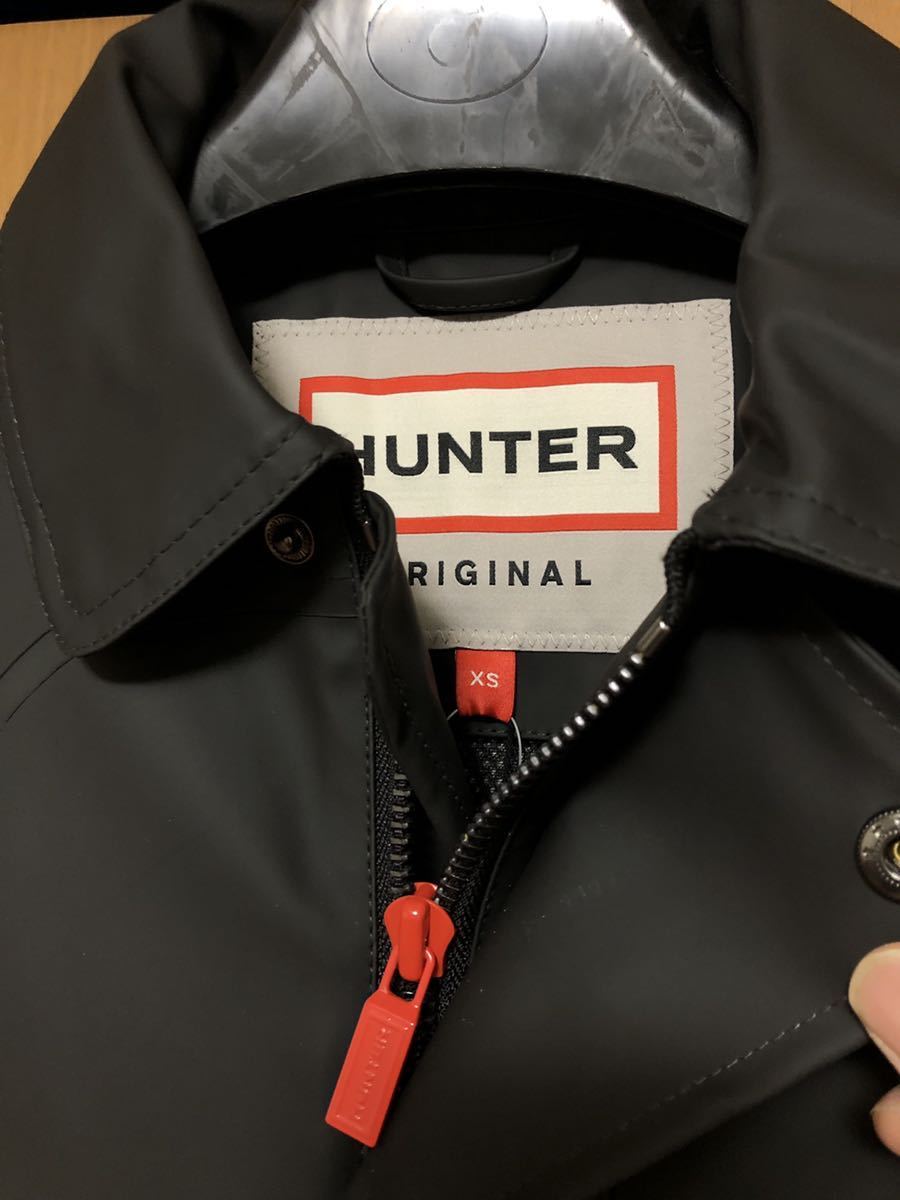  new goods Hunter raincoat turn-down collar coat S