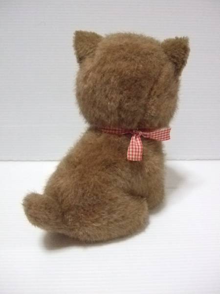 plane soft toy tea color pre -ne Brown made in Japan dog 