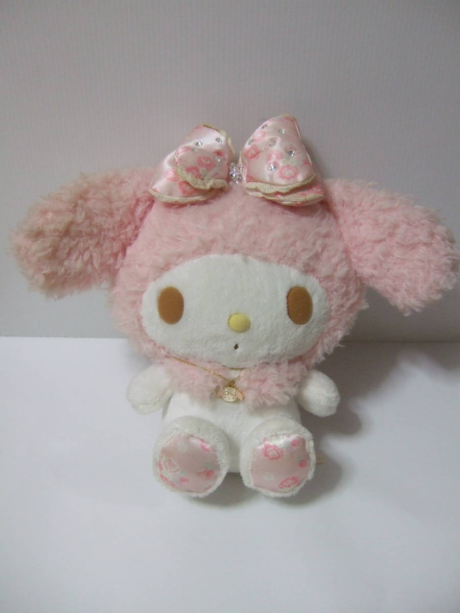 マイメロディ スワロフスキー ネックレス付き ドール ぬいぐるみ