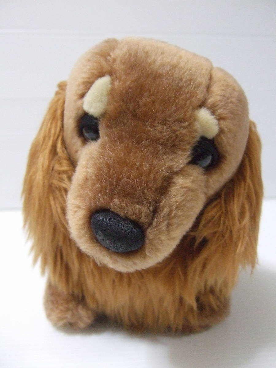  three britain miniature Dux soft toy Brown dog dog sun e-