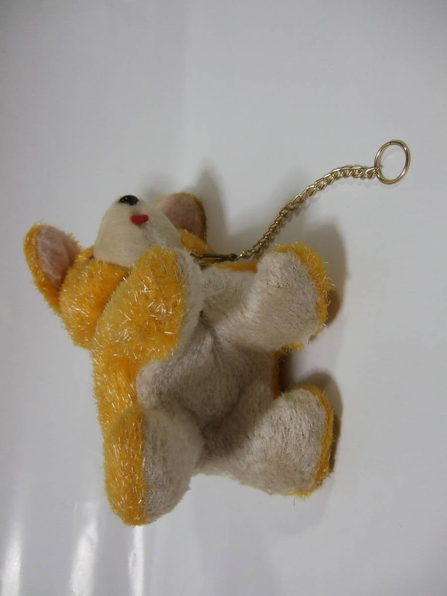 pretty animal m.n.co dog soft toy necklace dog .. chain M.N. CO. TRADE MARK M Mark orange 