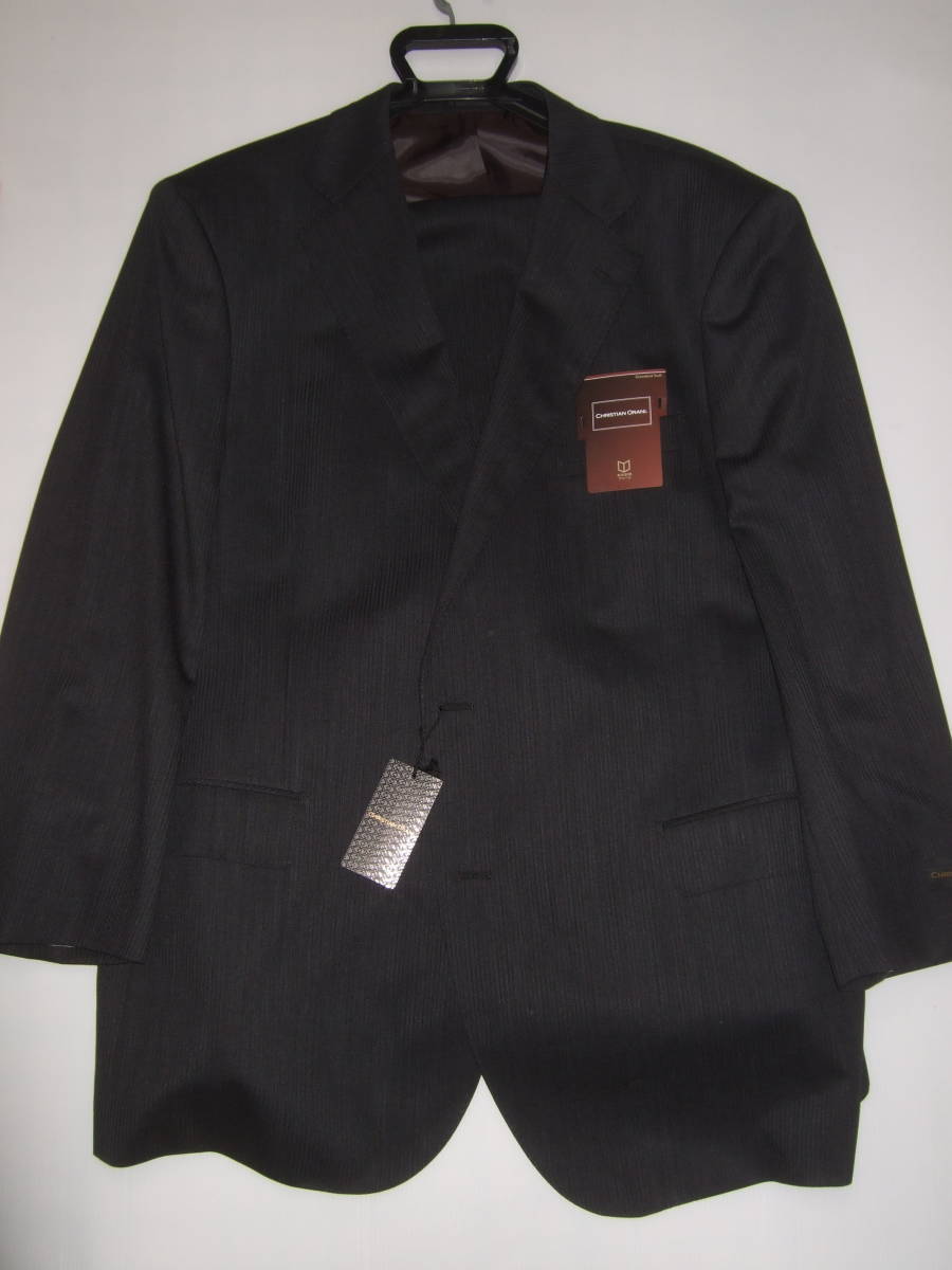  king-size large suit CHRISTIAN ORANI Christian Ora -niK9 adjuster attaching 190. form memory pleat shadow stripe 