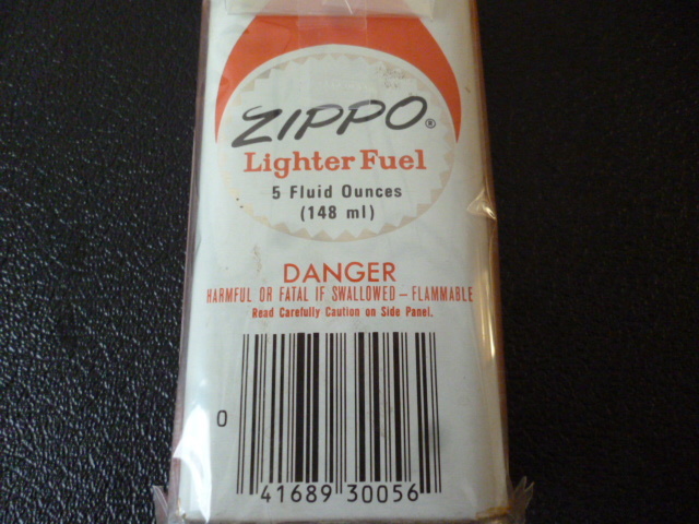 1976-78 ZIPPO FLUID CAN・47c 5 Fluid Ounces・148ml・プライス印刷・炎柄デザイン・オイル缶・イタリック・ロゴ最終缶・未使用_画像4