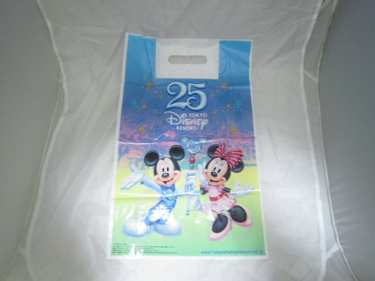 65%OFF【送料無料】 本日特価 25周年東京ディズニーリゾート ミッキーマウス ミニー ビニール袋 gln