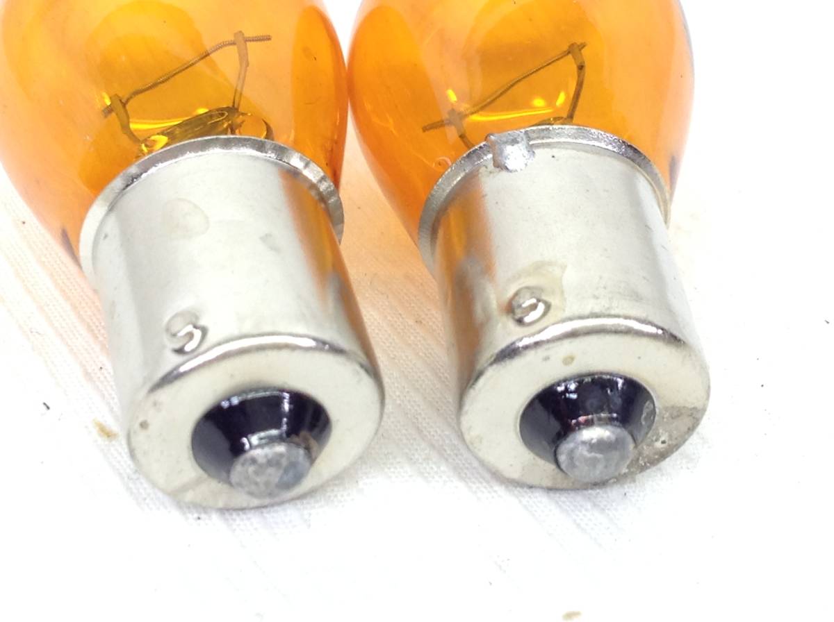 L-651　12V 21W　アンバー　黄色　2個セット　パッケージ無し　電球　即決品_画像3