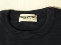 ☆Black&White ブラック＆ホワイト 　セーター　Mサイズ☆_画像2