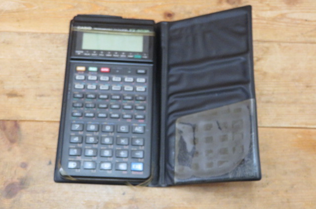 数量限定セール  即決・CASIO/カシオ・FX-603P・プログラム 関数電卓・ケース付き カシオ